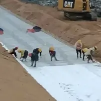 矿山复绿固土工程场景